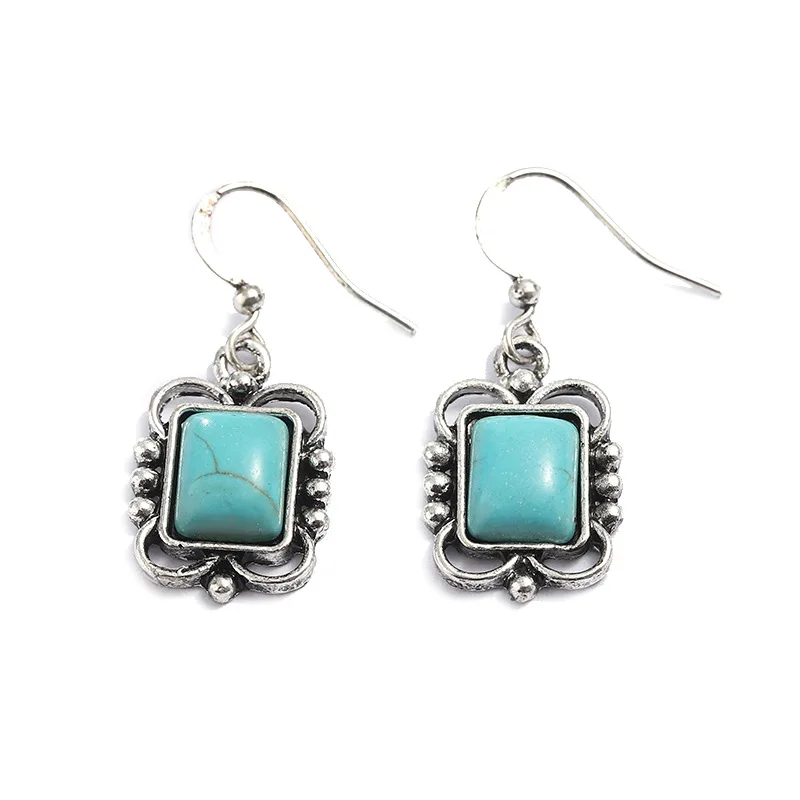 Классические корейские серьги в виде синей сосны модные женские серьги-подвески