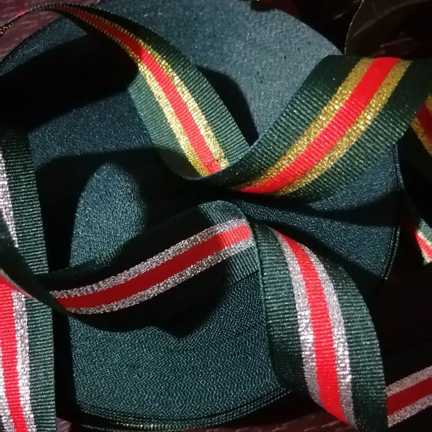 25 мм зеленая Золотая серебряная желтая черная лента сделай сам медальон для