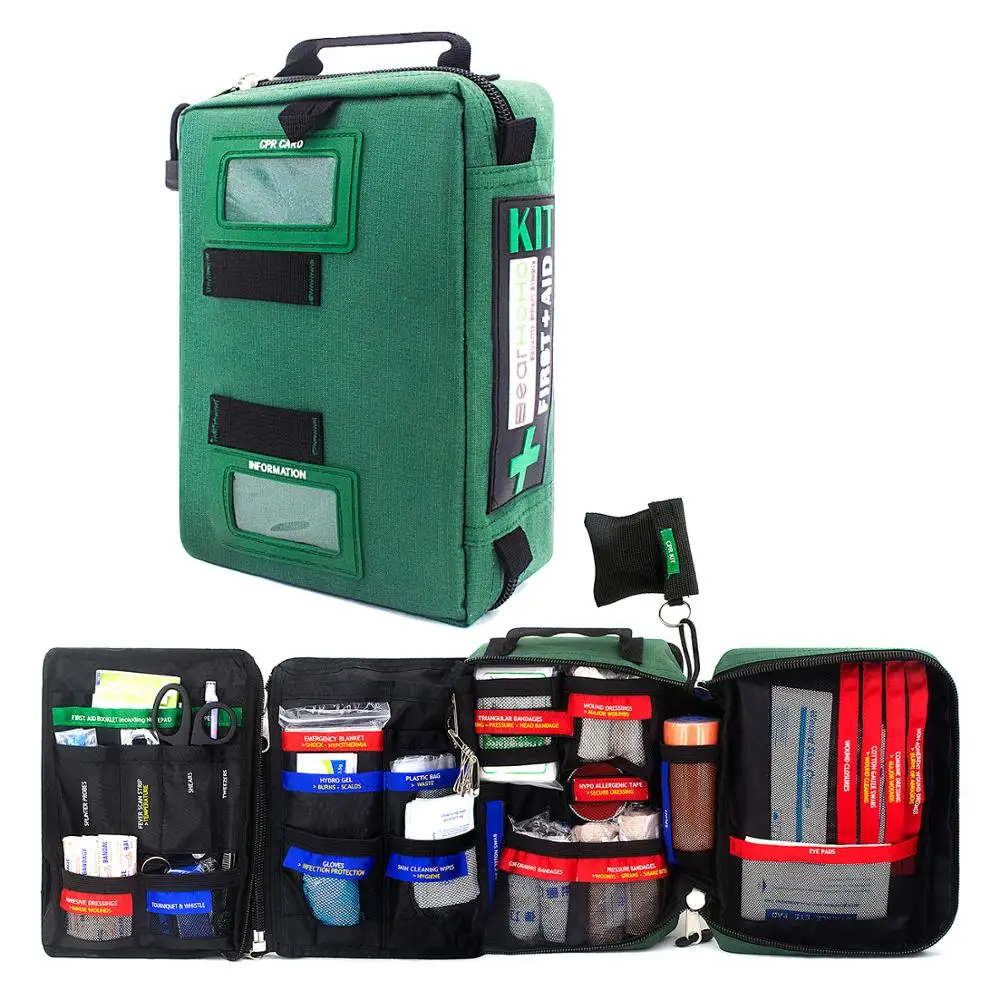 Наборы для выживания удобная сумка аптечки 255 шт. легкая аварийная медицинская