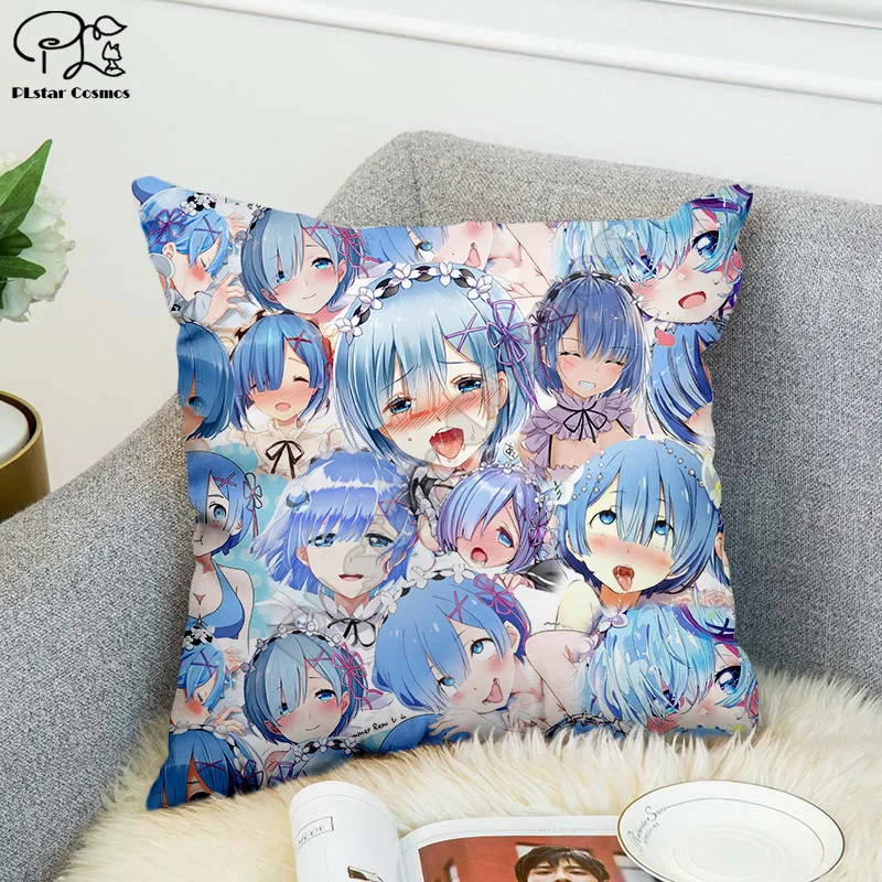 Re Zero KARA Hajimeru Isekai жизнь в другой мир 3D Полиэстеровая ткань с принтом декоративные
