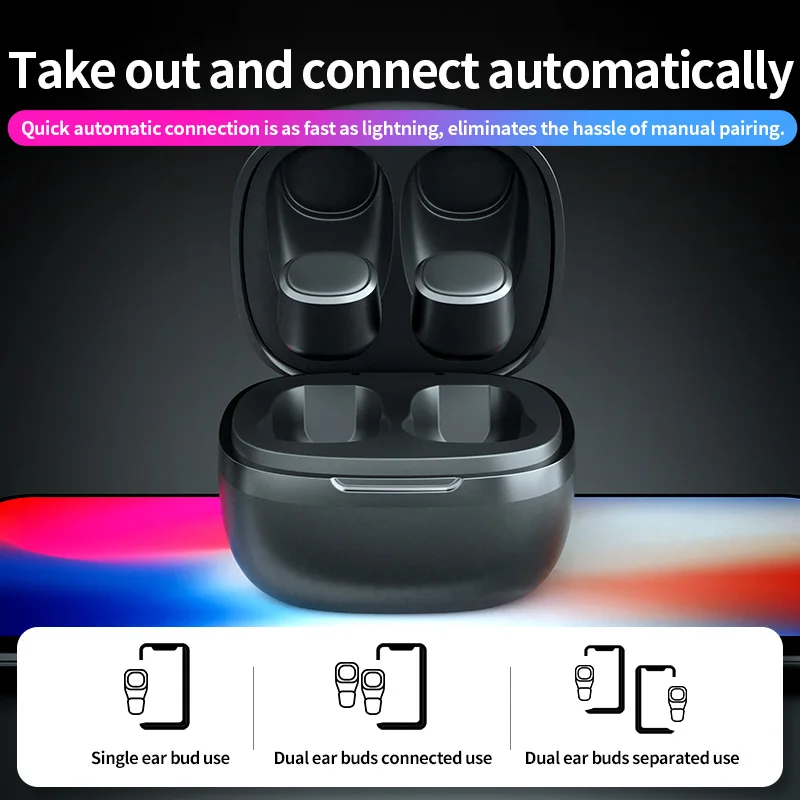 Новейшие Bluetooth-наушники Picun W5 TWS мини портативные невидимые беспроводные наушники