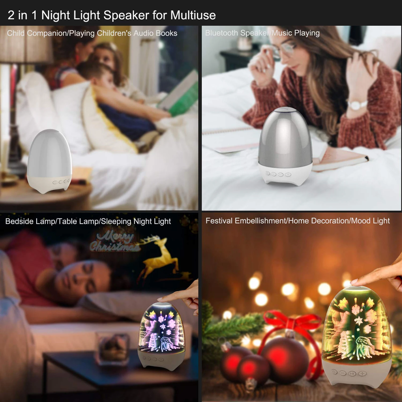 Светодиодный ночсветильник Bluetooth беспроводной громкий динамик 3D звезсветильник Поддержка TF для домашней вечеринки креативный Bluetooth динами... от AliExpress RU&CIS NEW