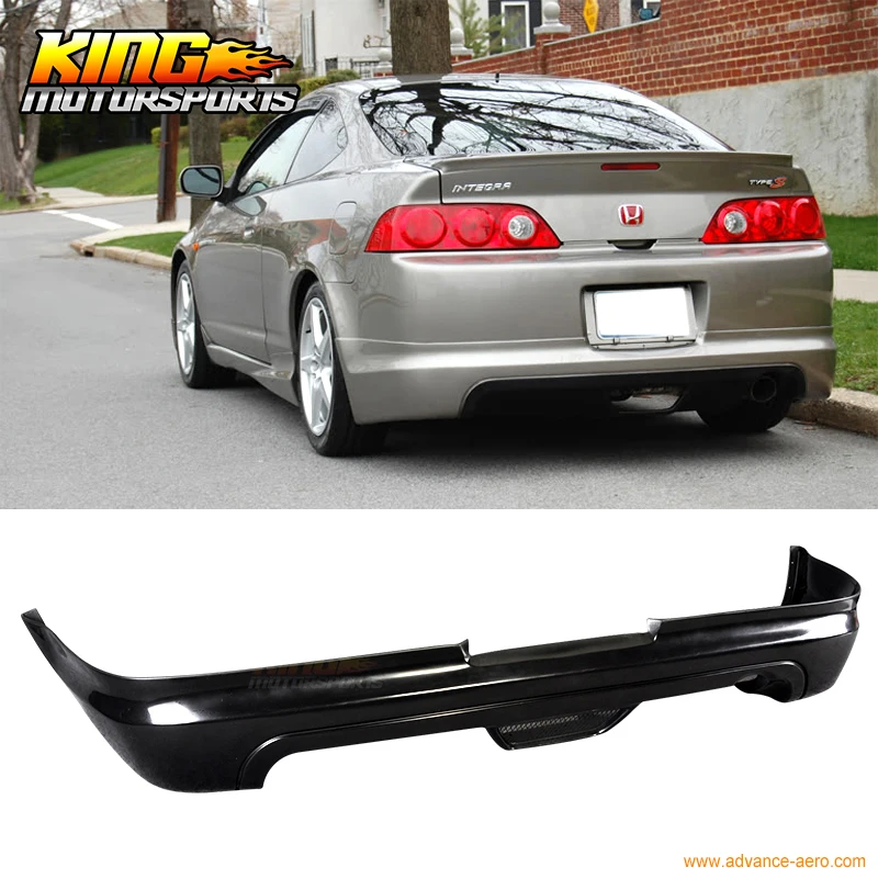 Подходит для 02 03 04 Acura RSX Coupe 2Dr кружка Уретановый задний бампер спойлер кузов PU|bumper