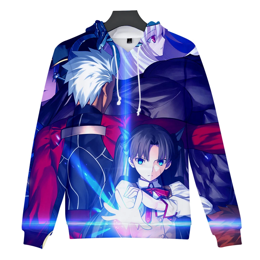 Толстовки с капюшоном 3D аниме Ночь участи для мужчин и женщин модные толстовки
