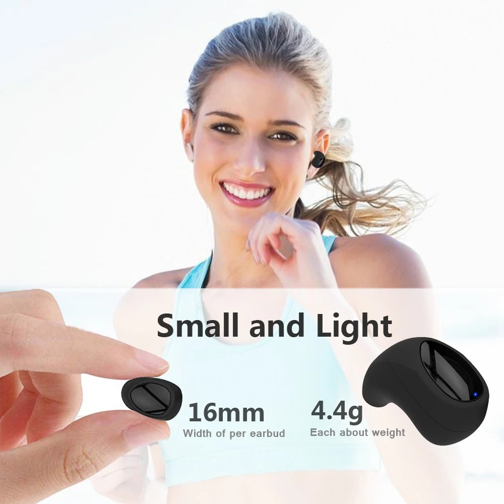 TWS Bluetooth V5.0 беспроводные наушники мини-наушники водонепроницаемые наушники с шумоподавлением с функцией Bluetooth динамика