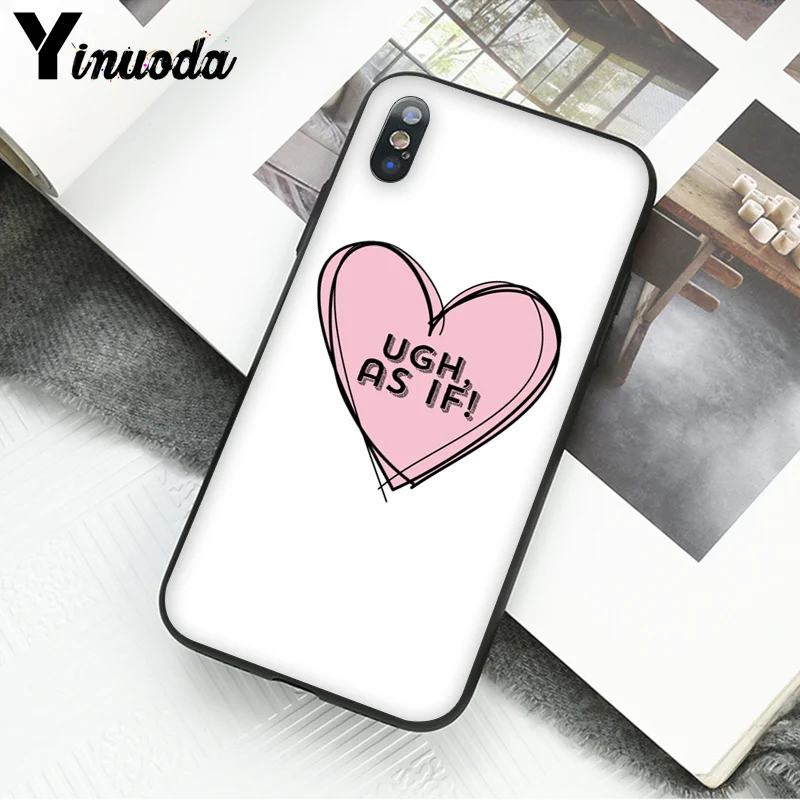 Yinuoda без ключа ugh как если бы цветной милый чехол для телефона Apple iPhone 8 7 6 6S Plus X XS MAX 5