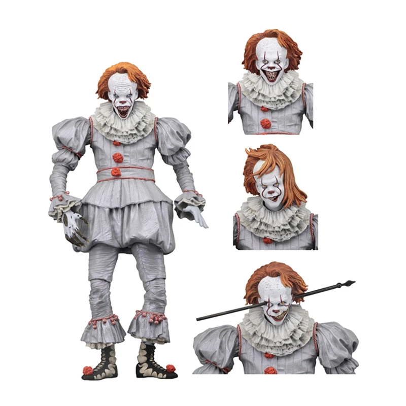 NECA Stephen King's It Pennywise ПВХ фигурка украшения для приборной панели автомобиля аксессуары авто игрушка для автомобиля-Стайлинг