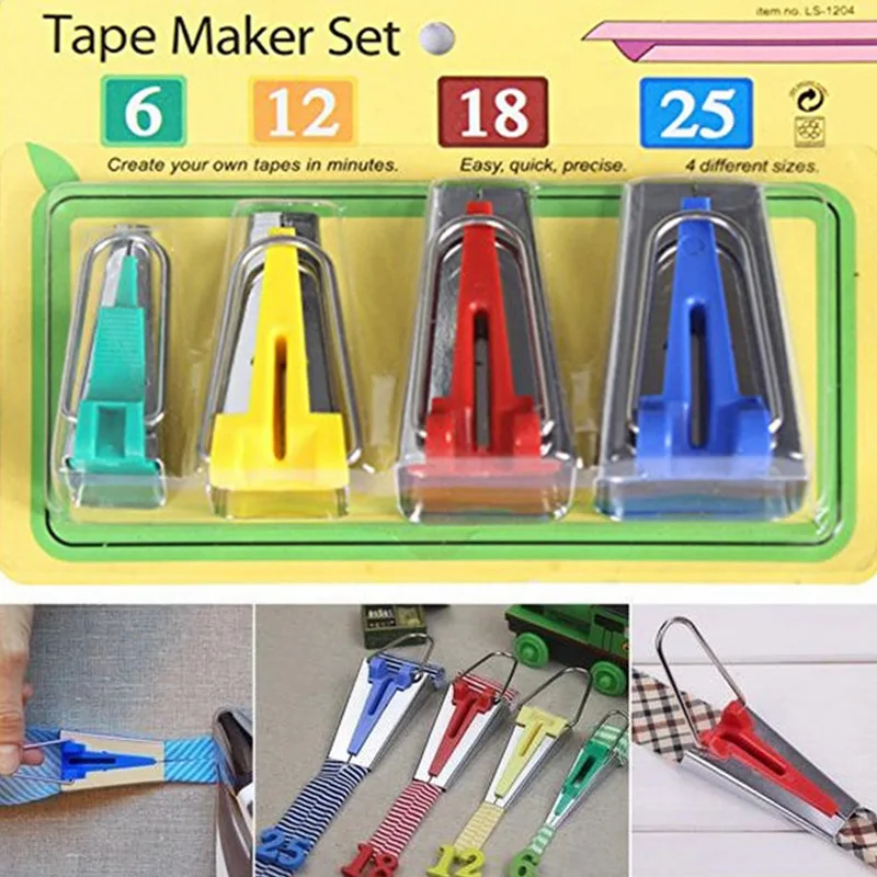 DIY Craft Decor Beader Hand Tools Belt Maker Package Edge Pull Cylinder Tape Trim Control Bias Sewing Accessories | Дом и сад