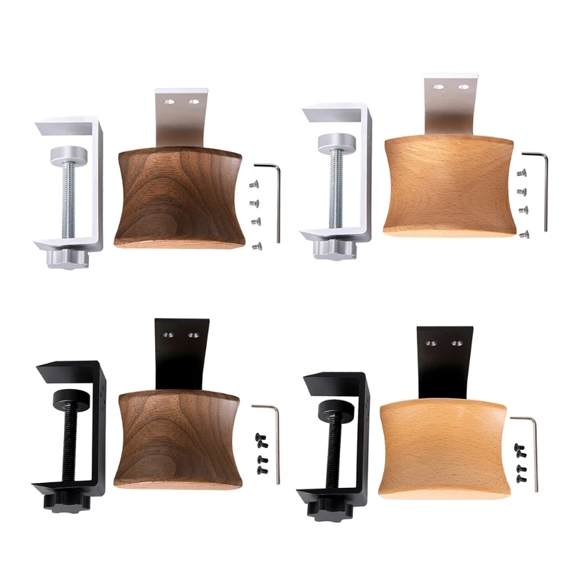 

R9JA Headset Holder Nail Free for Desk Earphone Headphone Display Stand Hanger