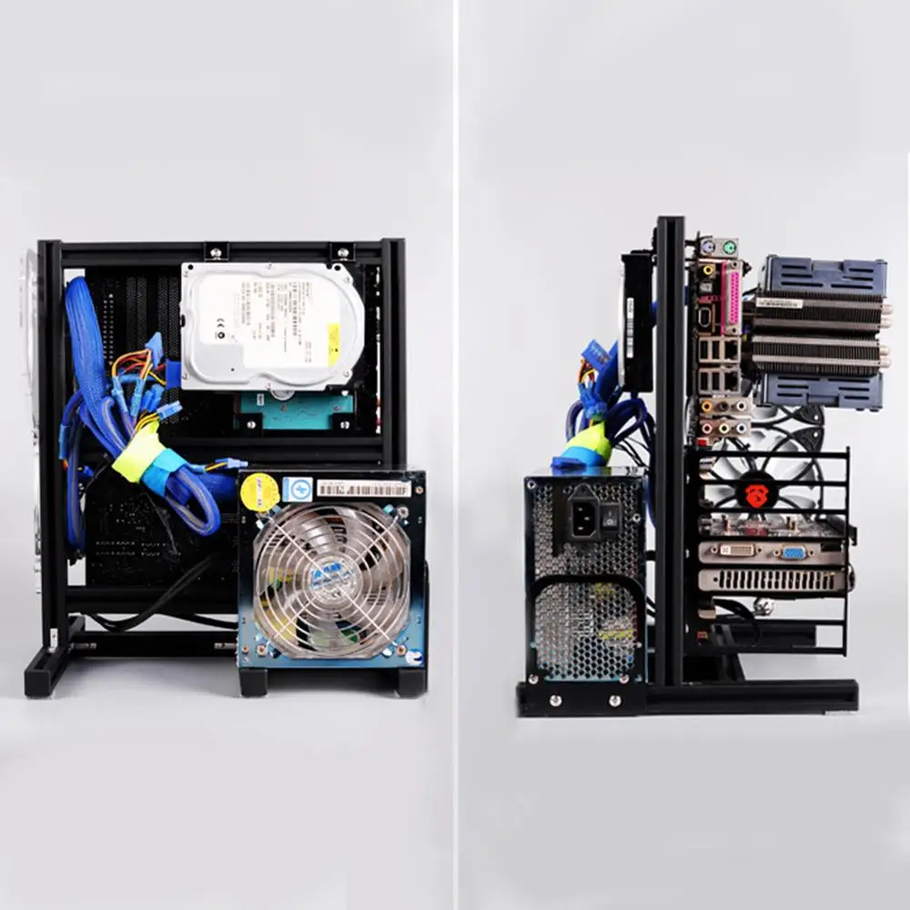 Чехол для ПК сделай сам ATX/M-ATX/ ITX открытое шасси вертикальная платформа проверки