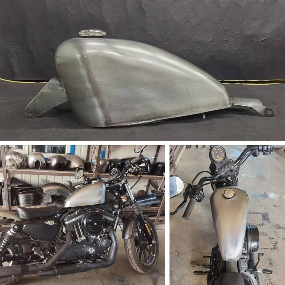 

Бензиновый бензиновый топливный бак 8 л для Harley Davidson SPORT STERC 883N 1200C 2006-2020 модифицированный мотоциклетный масляный бокс ручной работы