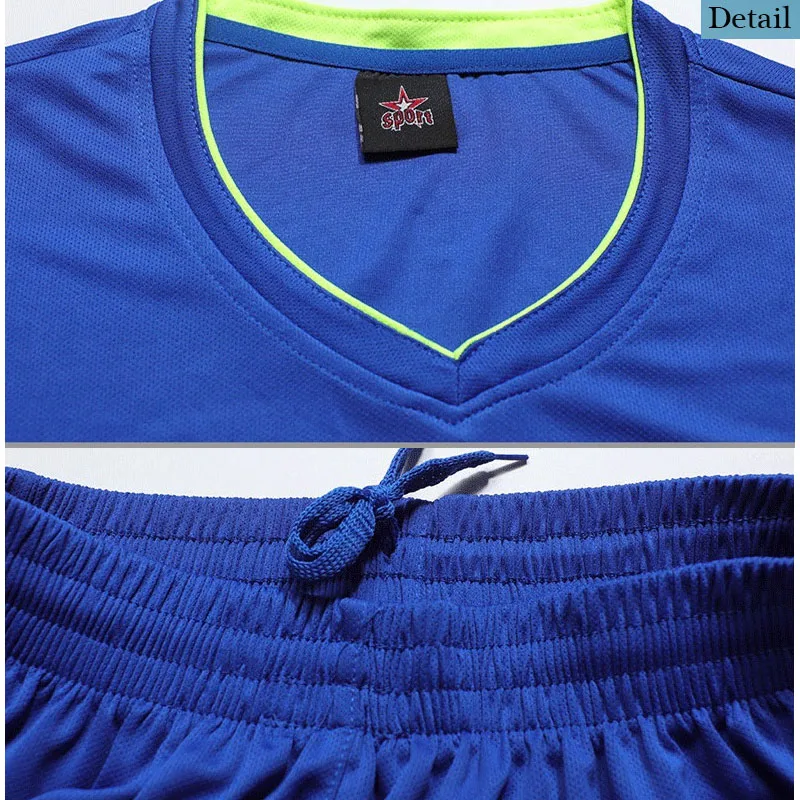 

Men Trendy Training Casual Sports Suit Summer Breathable Running Tracksuit Man Short Sleeve T-shirt+Shorts Sets Workout Clothes