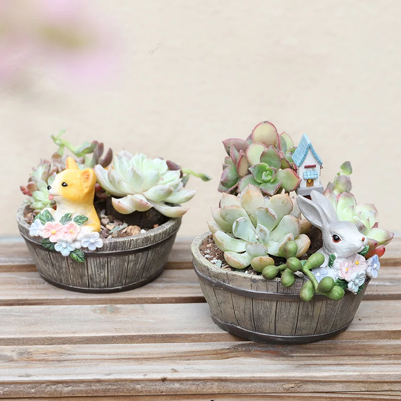 Цветочные горшки для животных фермерский цветочный горшок креативный