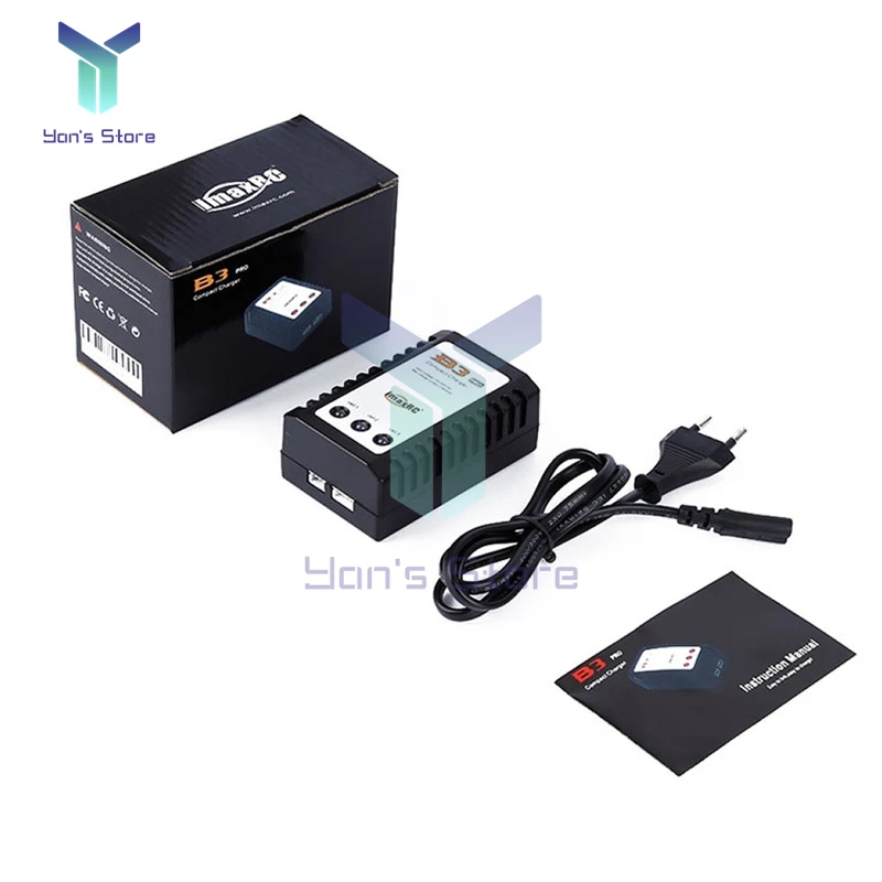 

10W AC110-240V Imaxrc B3 2S-3S Aviation Model lithium Battery Charger Power Supply Balanced Charger EU/US Power Adapter
