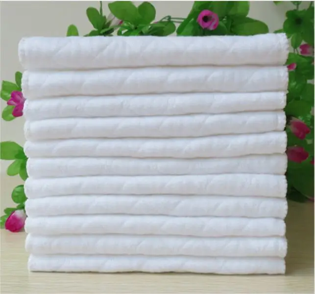 Pa&ntilde;ales de tela lavables y reutilizables para beb&eacute;, insertos de algod&oacute;n de 3 capas, 10 Uds.-4