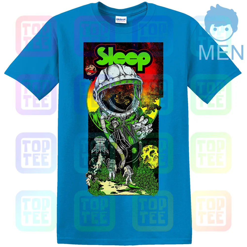 Футболка для сна Stoner Doom Metal Orange Goblin Electric Wizard Graphic Band Tee - Цвет: MEN-ROYAL BLUE