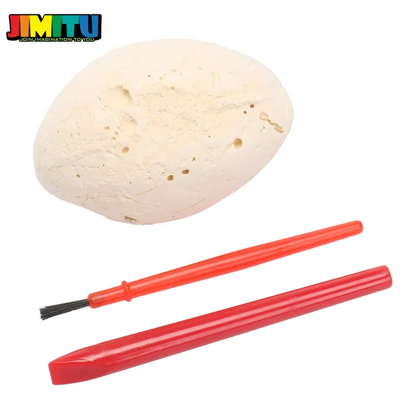 JIMITU DIY Динозавр яйцо копание окаменелостей раскопки игрушки для детей Обучающие