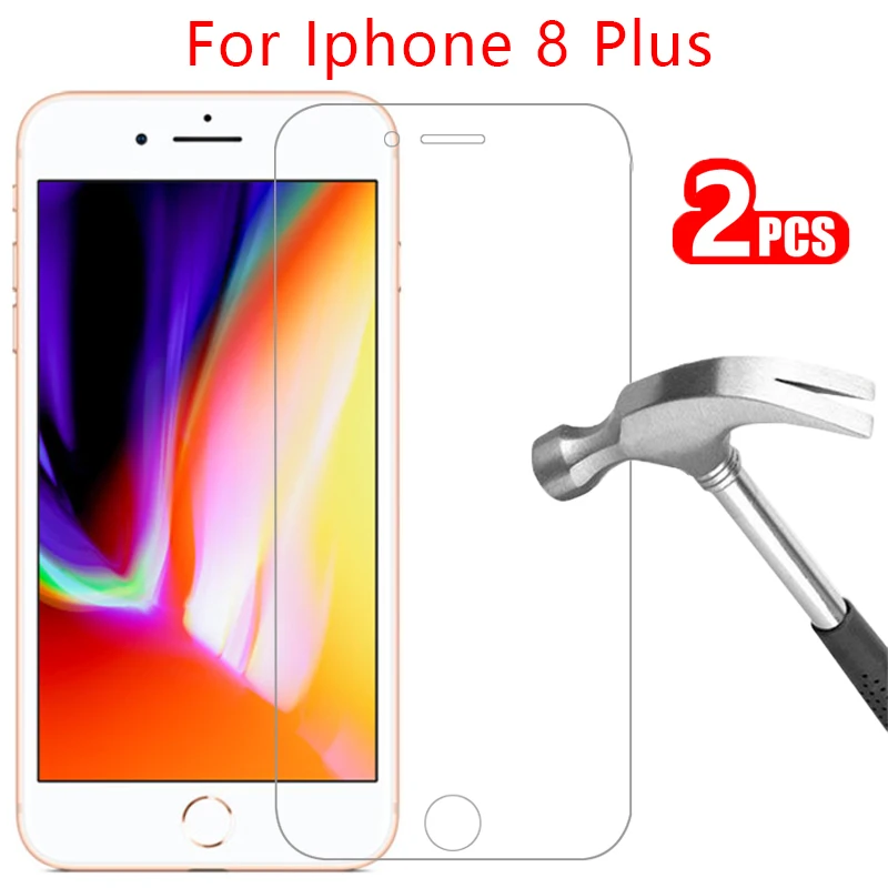 

protective glass for apple iphone 8 plus screen protector tempered glas on i phone 8plus safety film iphon aphone ifone aiphone