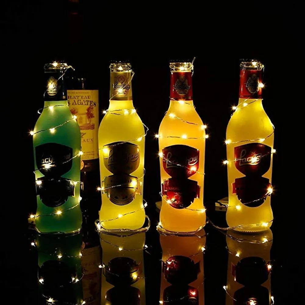 

Led Light String Button Battery Box Gift Box Cola Decorative String Lights Flowers Cake Christmas Decoration Lights