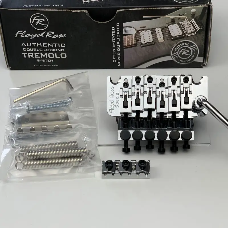 Floyd Rose специальная электрическая гитара система зажима Tremolo мост Серебристый