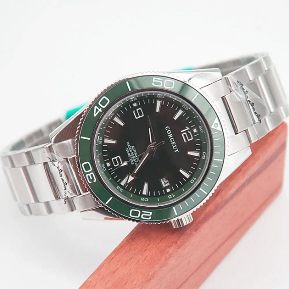 Мужские водонепроницаемые часы с сапфировым стеклом 100 м | Наручные