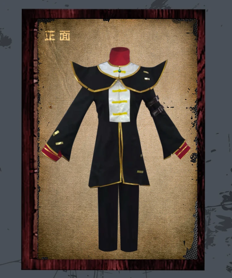 Фото Горячая игра Identity V Black and White Xie Bi An Fan Wujiu Косплей Костюм костюмы на Хэллоуин для мужчин женщин полный комплект №4