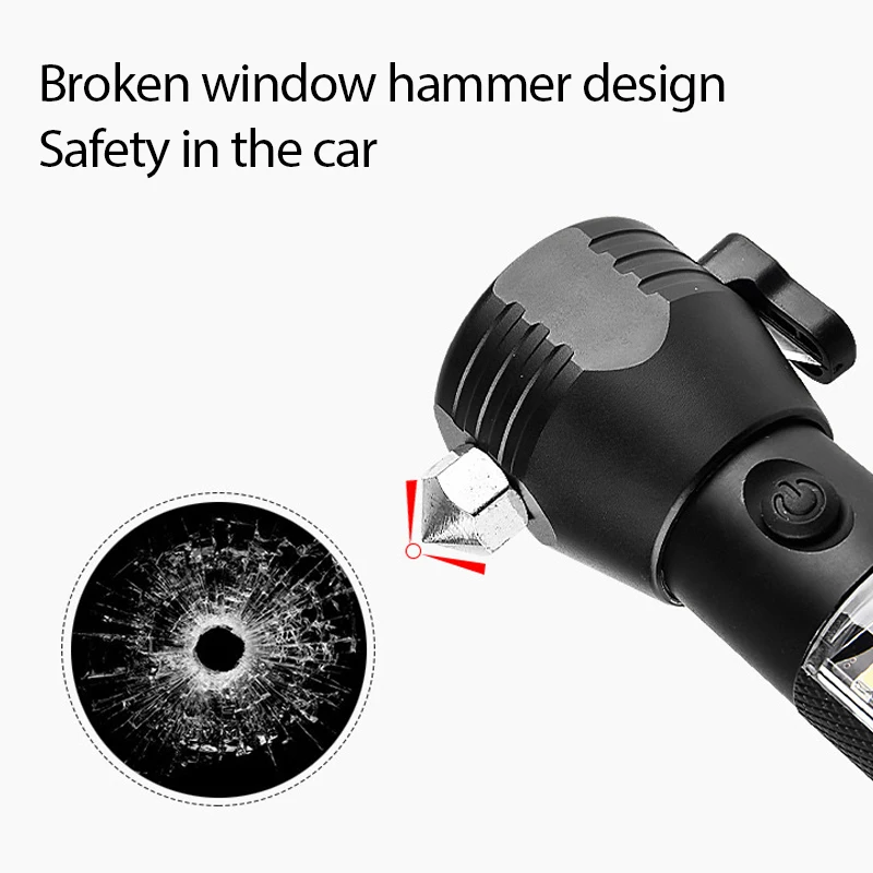 Открытый дропшиппинг 9 в 1 светодиодный фонарик Солнечный USB Перезаряжаемый