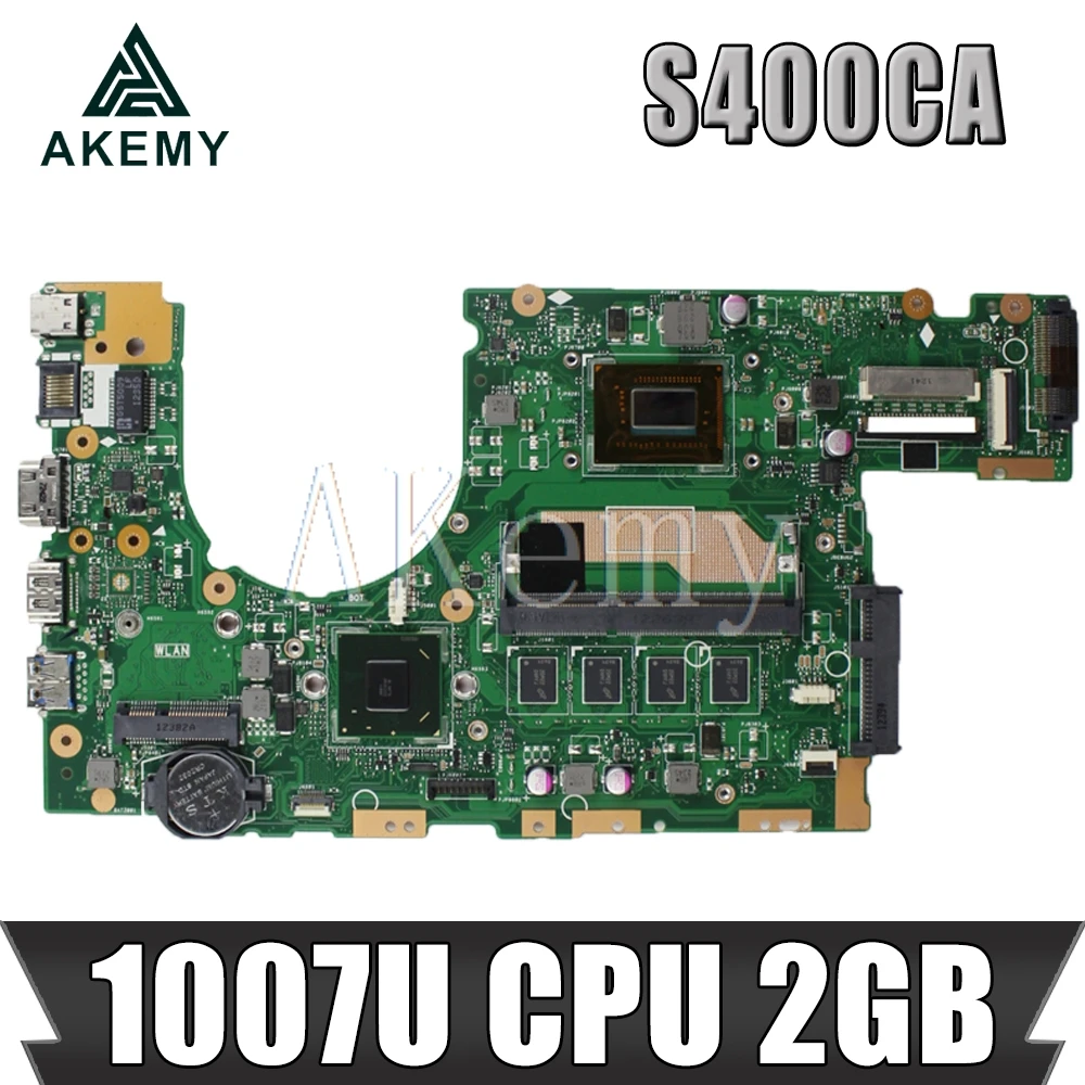 S400CA материнская плата с 1007U CPU 2GB Материнская For Asus S400 S400C S500CA S500C для