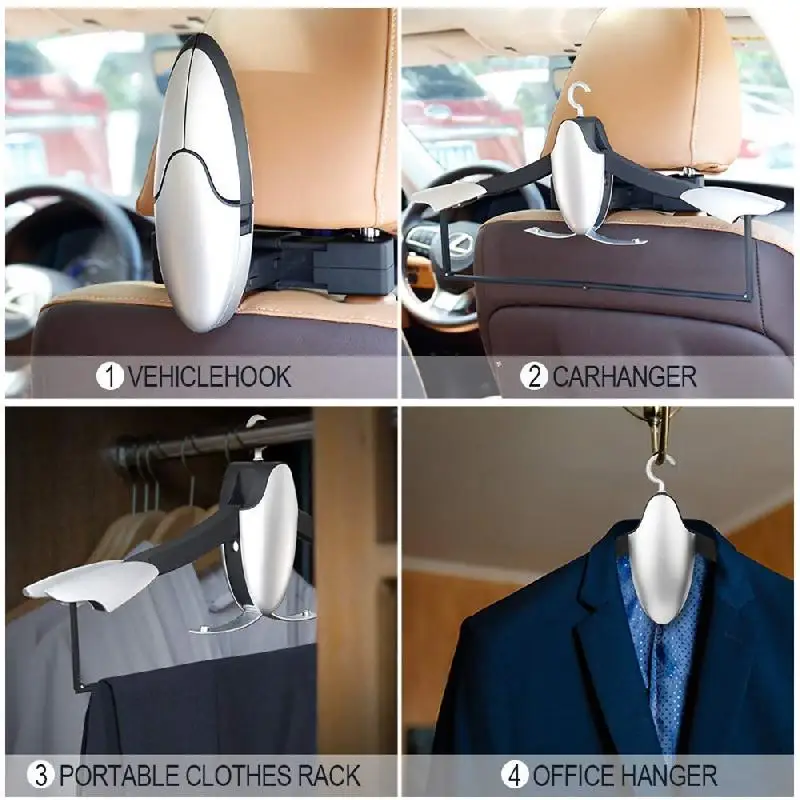 Автомобильная вешалка для пальто одежды ABS многофункциональная автомобильная