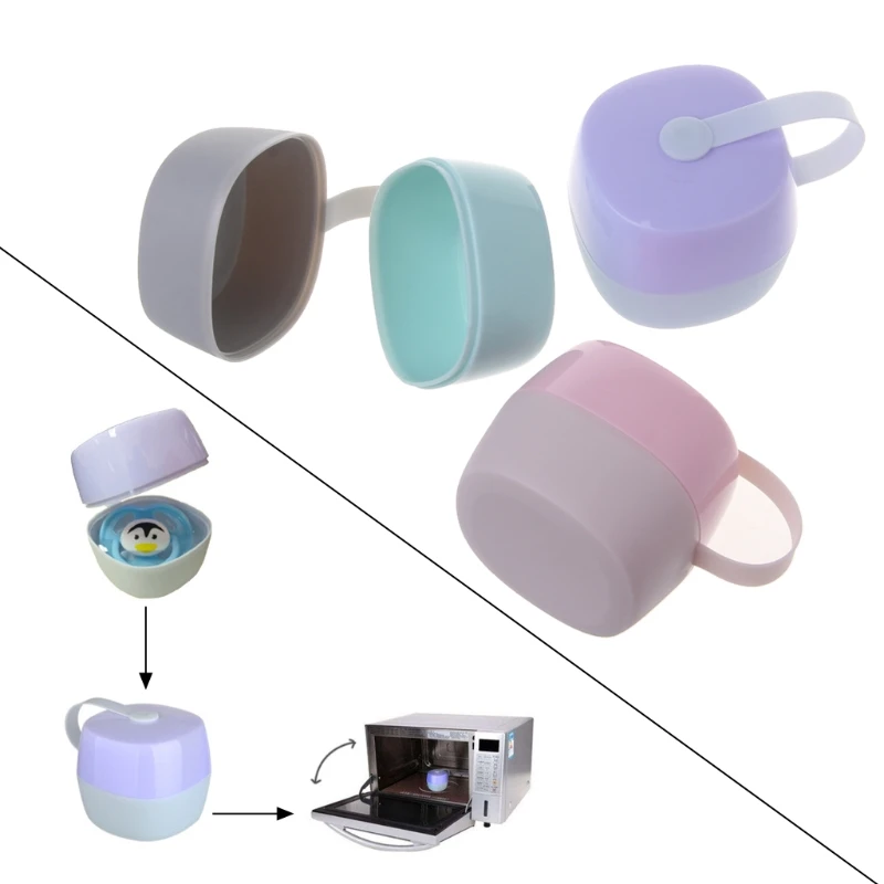 

Portable Baby Infant Kids Pacifier Nipple Cradle Case Holder Travel Storage Box