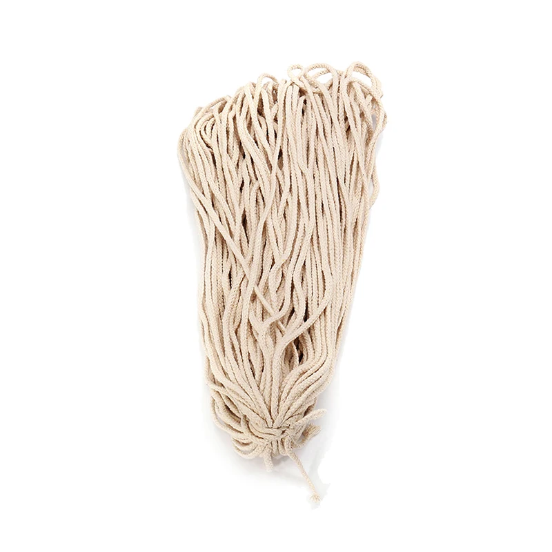 5 мм веревка макраме Натуральный Бежевый хлопок скрученный шнур ручной работы 100