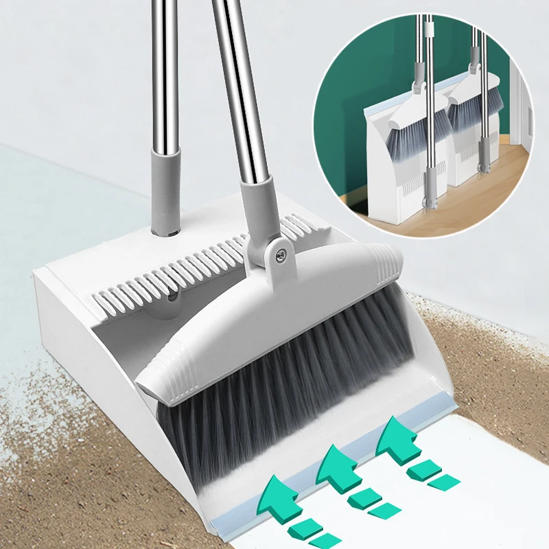 

Floor Cleaning Dust Brooms Folding Dustpan Garbage Collector Kitchen Set Tools For Sweeping Brush Household Products Cleaner