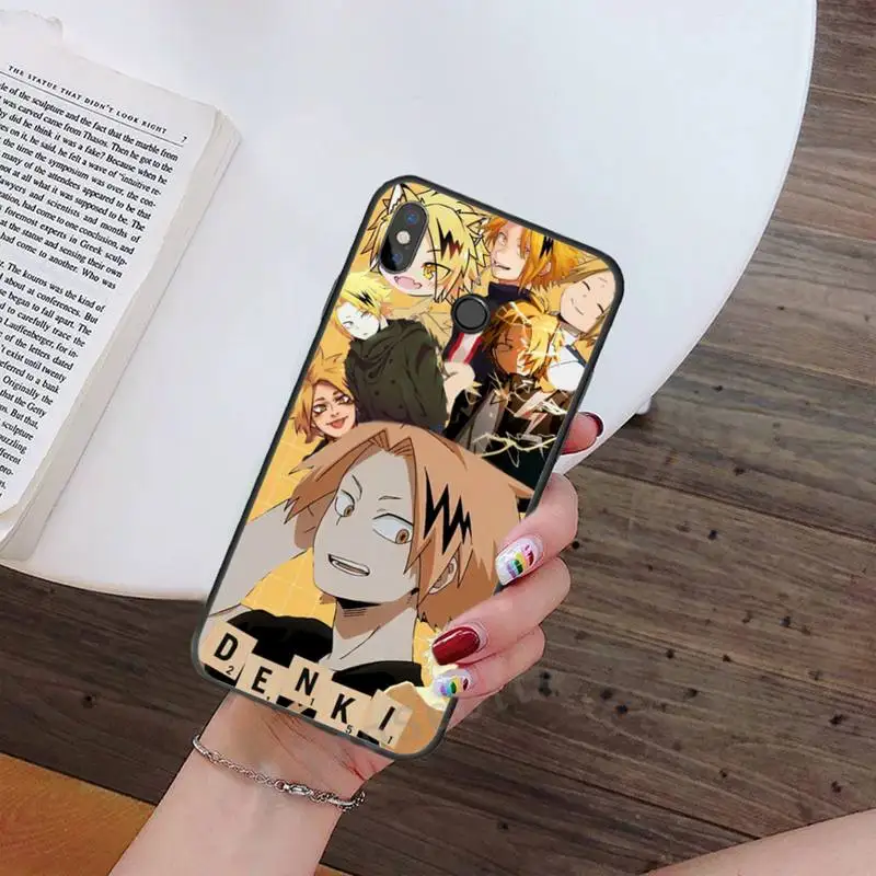 

Denki Kaminari My Hero Academia anime Phone Case For Xiaomi Redmi note 7 8 9 t max3 s 10 pro lite Luxury brand shell funda coque