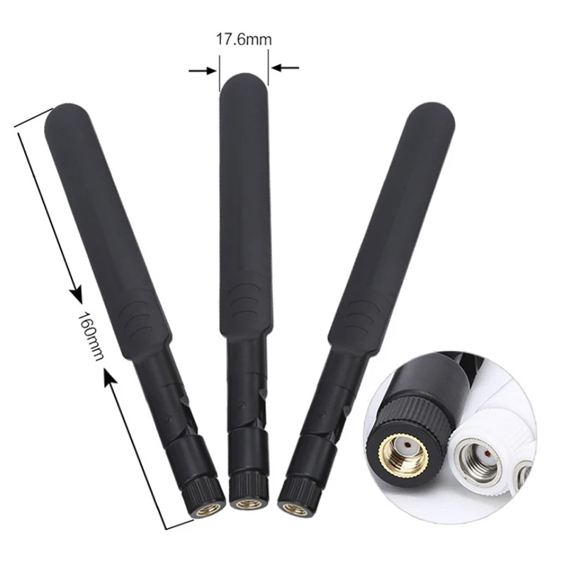 8dBi 2.4GHz 5GHz 5.8GHz Dual Band Wireless WiFi Router Antenna RP-SMA Jack Male Random Color | Электроника