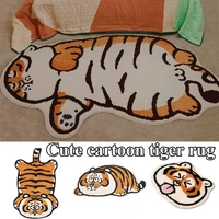 imitation cashmere carpet special shaped carpet little tiger carpet soft cartoon bedside carpet home textile products