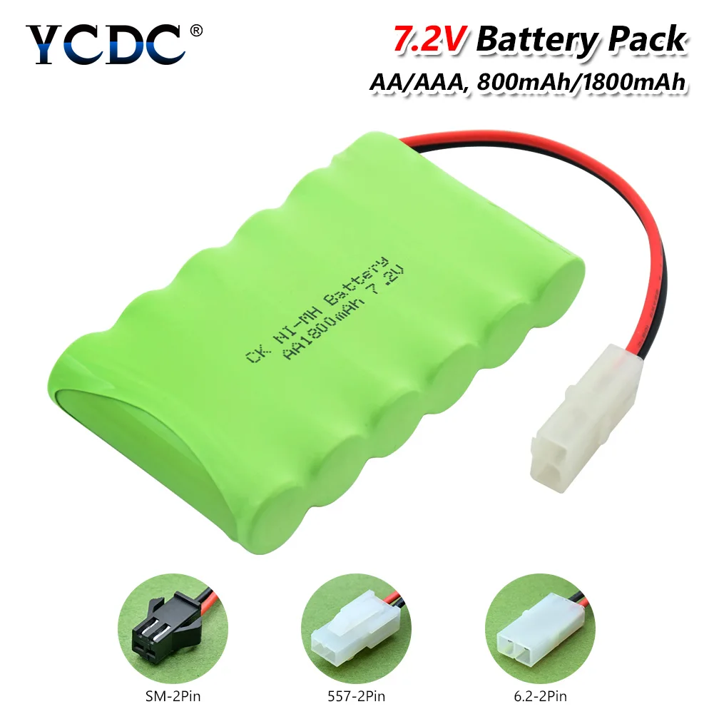 7 2 v батарея 1800mah Металл гидридных или никель акумуляторная 6 * AA (не включены)