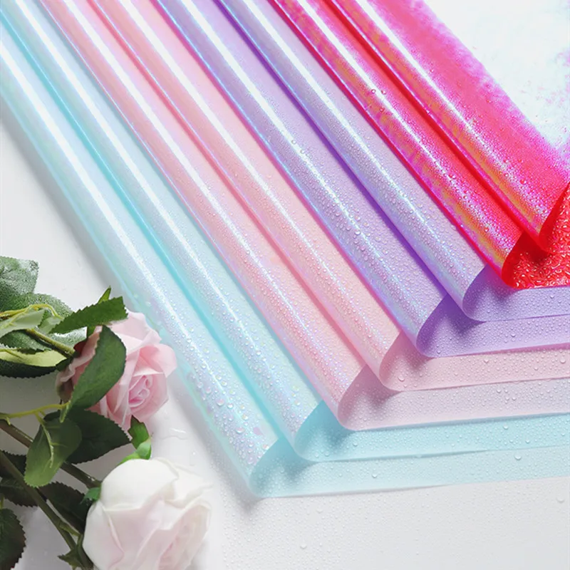 

Colorful Paper Wrapping Paper Bouquet Packaging Flowers Paper Floral 60*60cm 20Pcs Florist bouquet wrapping paper material