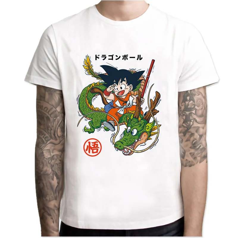 Новые футболки Жемчуг дракона Футболки Супер Саян Фигурки из игры Dragon Ball Dbz (сын