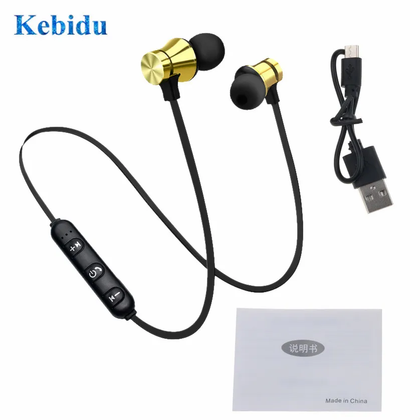 KEBIDU Bluetooth наушники магнитные XT 11 V4.2 в ухо Гарнитура Hands free шумоподавление