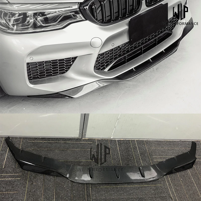 Высококачественная губа переднего бампера F90 из углеродного волокна для BMW M5 RKP