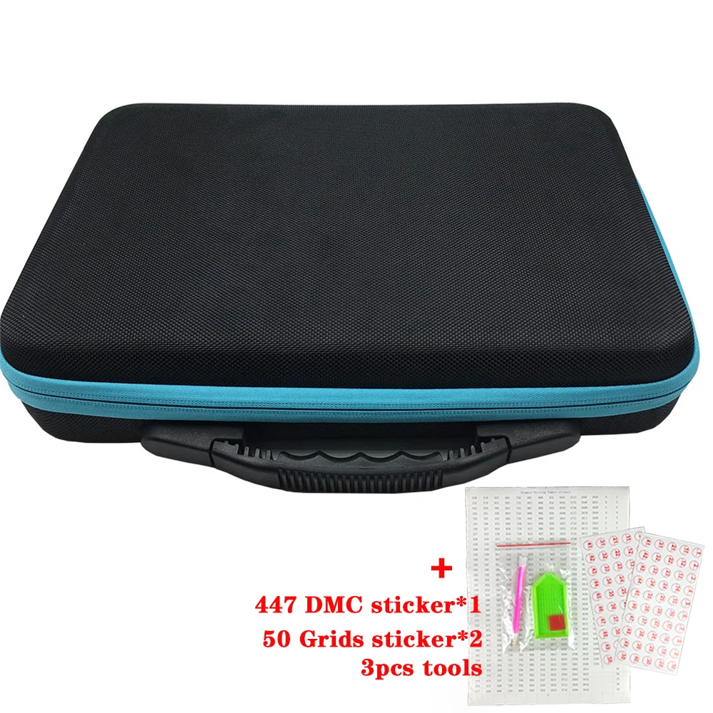 

15/30/60 Bottles 5d Diamond Painting Accessories tools Storage Box Carry Case diamant painting tools Container Bag