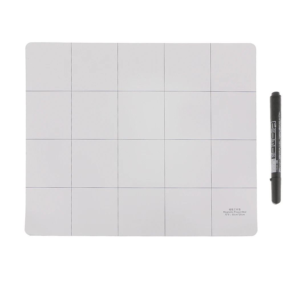 2x Magnetic Project Work Surface Anti Slip Mat with Marker Pen for Phone | Мобильные телефоны и аксессуары