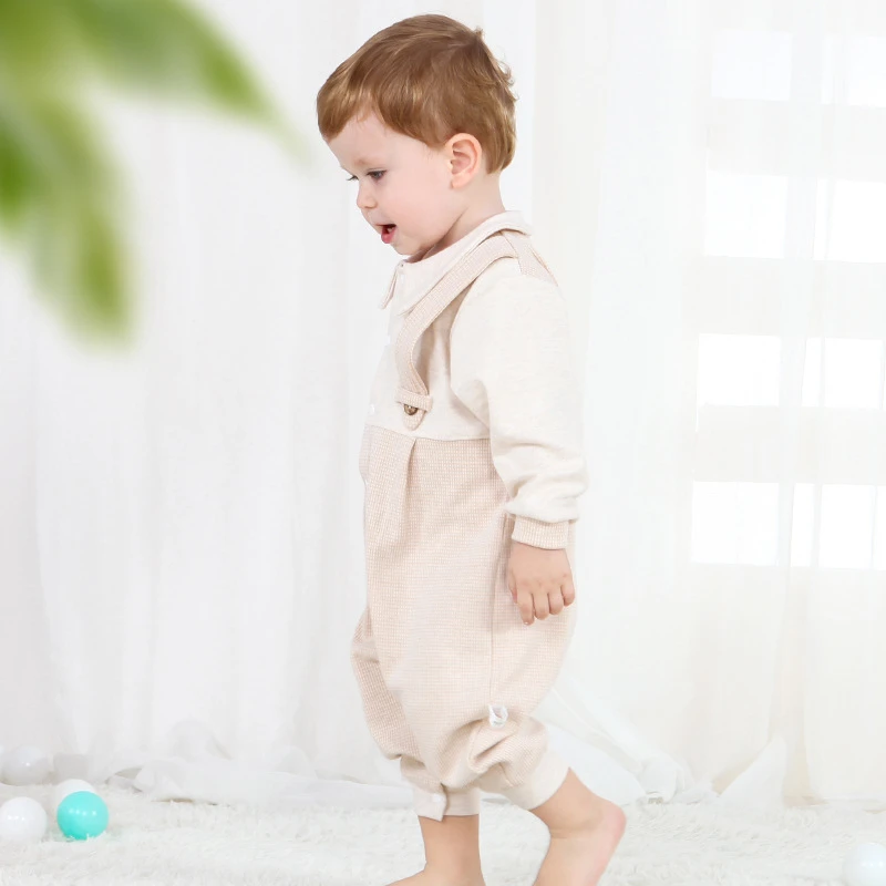 0-2 Years Children's Overalls Strap Infants Babys Toddler Cotton Rompers Crawling Clothing Newborn Boys Girls Jumpsuit Colthes | Мать и