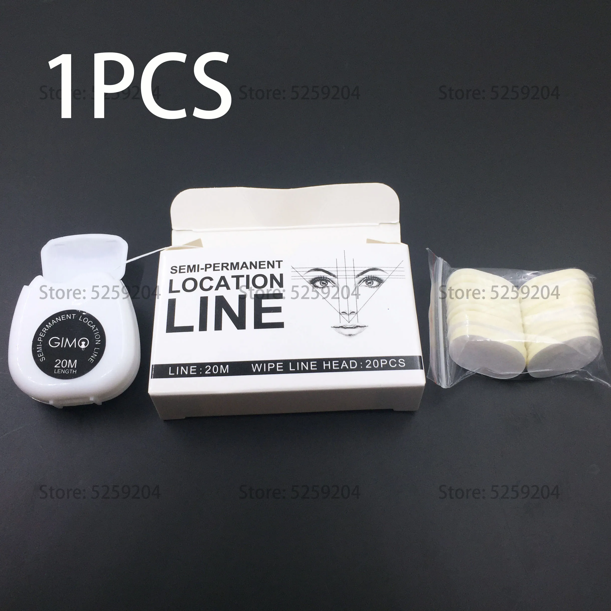 1 box line Микроблейдинг Струны для рисования крашеными чернилами для бровей гипоаллергенный измерительный инструмент для перманентного макияжа набор лезвий - Цвет: 1 box line