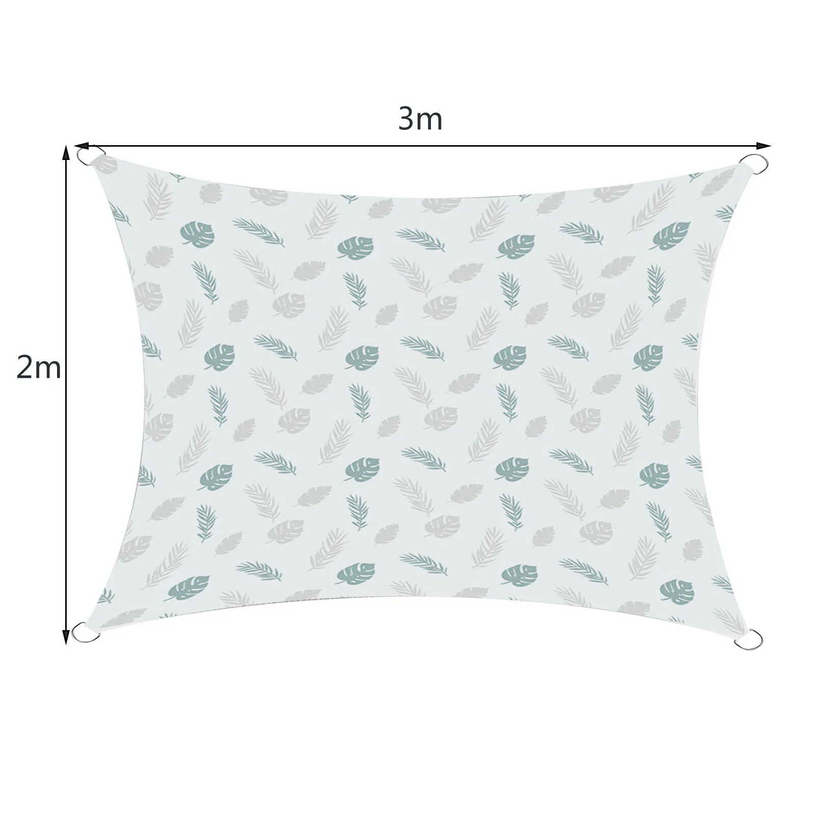 

Waterproof Sun-Shelter SunShade Sail Outdoor Rectangle Shade Sail Garden Canopy Yard Sail Beach Awning Shade Cloth