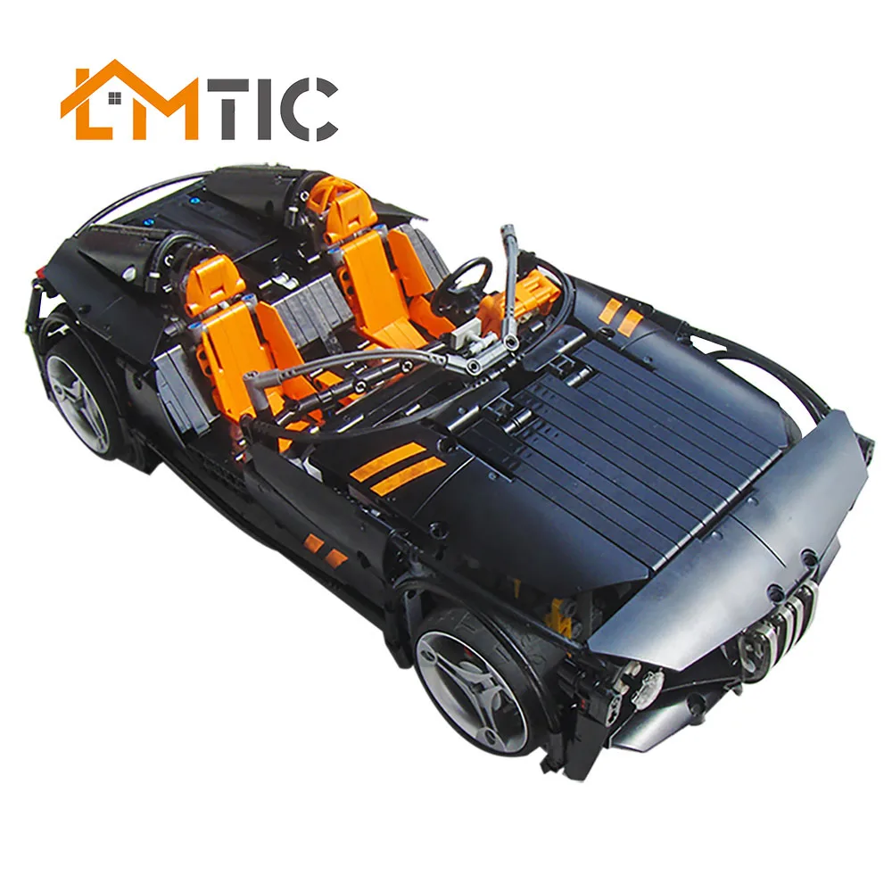 1765 шт MOC креативная концепция Hoonicorn RTR V2 строительный блок для Technic гоночный город