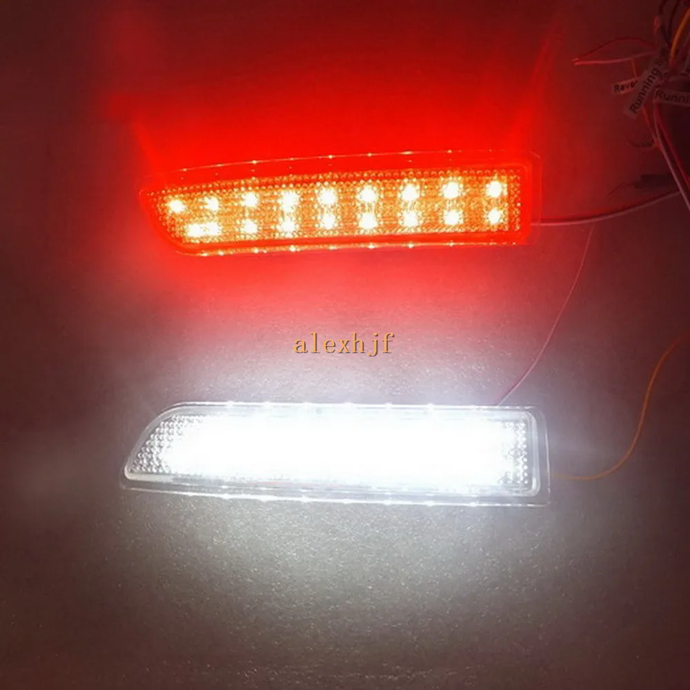 Чехол для светодиодных тормозных огней July King 15 Белый светодиодный s + 18 красных