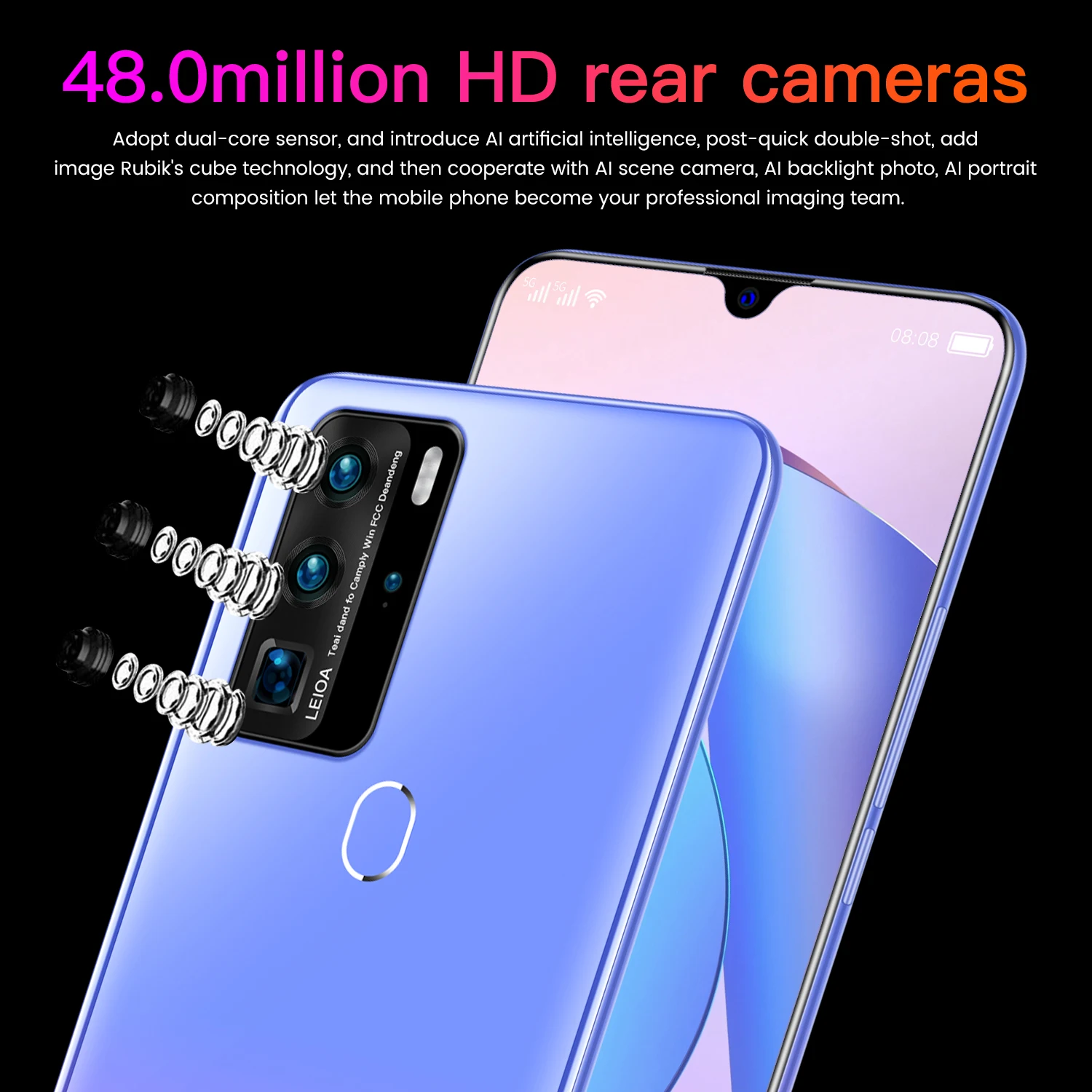 

Global Version SOYES P80 pro 6.3Inch Mobile Phones 5600 mAh 32G ROM Smartphones 10 Core Water Drop Screen Cell Phone New Camer