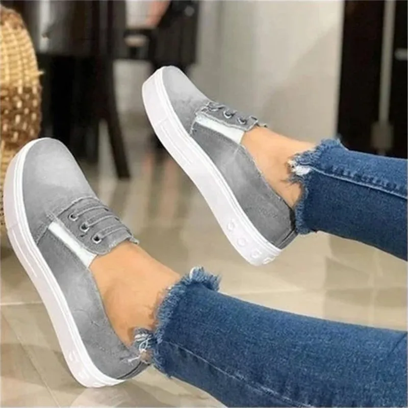

High Quality Fashion Flats Sneaker Retro Lazy Shoes Casual Spring Summer Slip On Flat Shoes Shallow Single Work Shoes For Woman