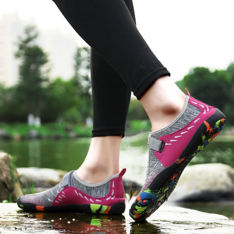 

Hiking Shoes Outdoor Sports Non-slip Quick Dry Trekking Water Shoes Beach Breathable Aqua Upstream Men Women Jogging Sneakers